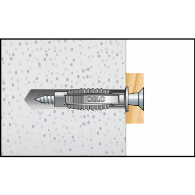 kołek FX 8x40 z kołneirzem /opk=100szt./ 98FX CELO (98FX)